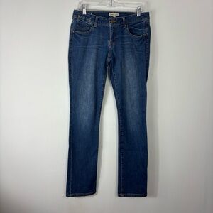 Cabi Indie Blue Moon Jeans Women’s 6 Straight Leg Low Rise Comfort Casual #514